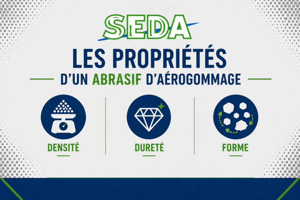 Propriétés abrasif aérogommage