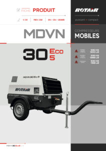 Fiche technique compresseur ROTAIR MDVN 30