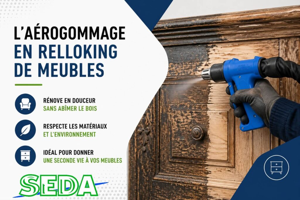 Image aerogommage relooking meuble