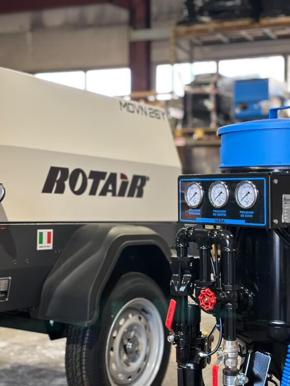compresseur d'air rotair