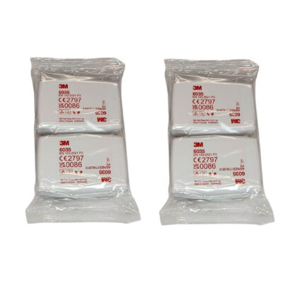 Lot de 4 filtres P3 R pour masque 3M 6800
