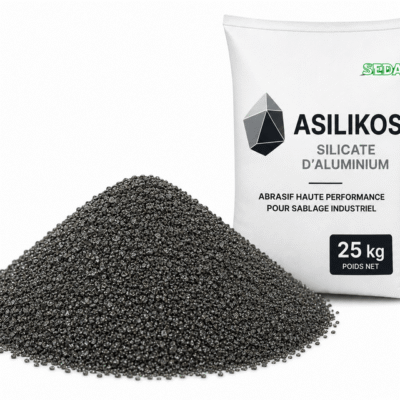 Abrasif Asilikos, silicate d'aluminium, sac 25 kgs
