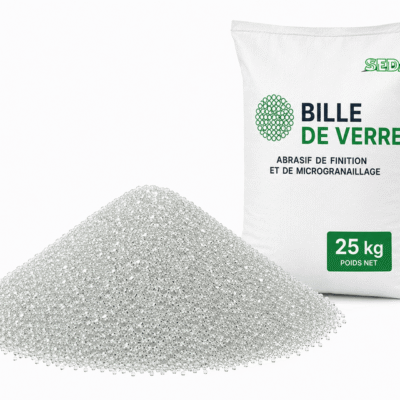 Abrasif Bille de verre, sac 25 kg