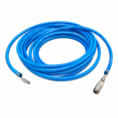 TUYAU AIR RESPIRABLE BLEU 10M + COUPLEURS - 8x14 mm