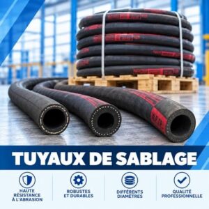 Tuyau de sablage pour sableuse aerogommeuse