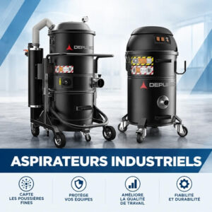 Aspirateurs industriels pour aerogommage
