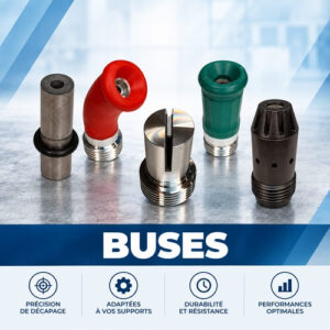 Buses pour aérogommeuses