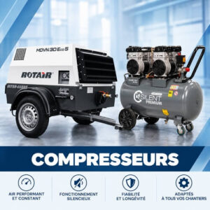 Compresseurs pour aérogommeuses